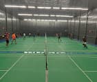 Sajag Badminton Arena court view